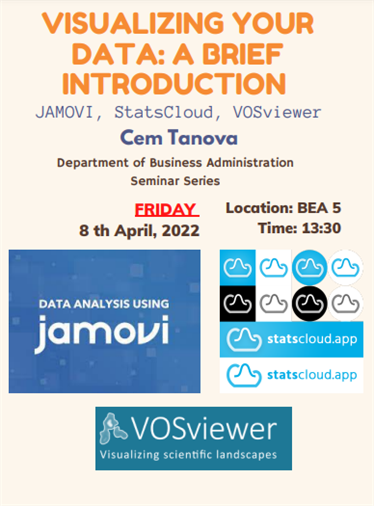 Seminar: "Visualizing Your Data" by Prof. Dr. Cem Tanova
