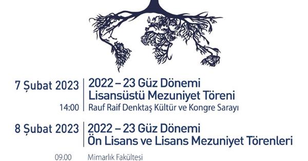 2022 - 2023 Akademik Yılı Güz Dönemi Mezuniyet Töreni
