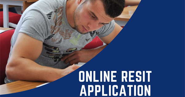 Online applications for Re-sit Exams