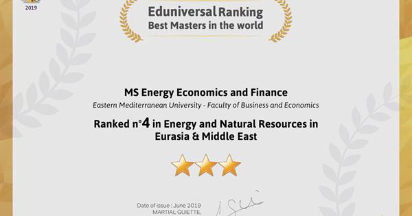 Important Achievements of EMU Business and Economics Faculty Postgraduate Programs