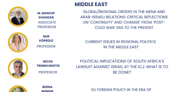 “Jeopolitiğin Gölgesinde Filistin: Ortadoğu
