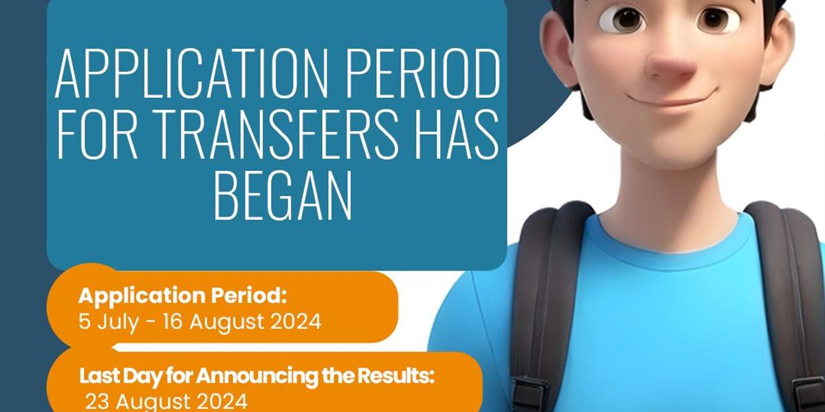 Applications for External Transfers - 2024-2025 Academic Year Fall Semester